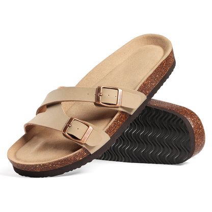 ASTRID - Sommer Sandalen mit Korksohle