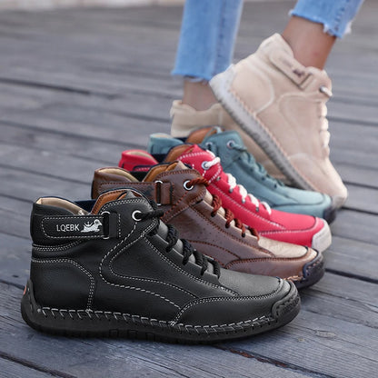 SLIMSTEP - Damen Leder Barfußschuhe