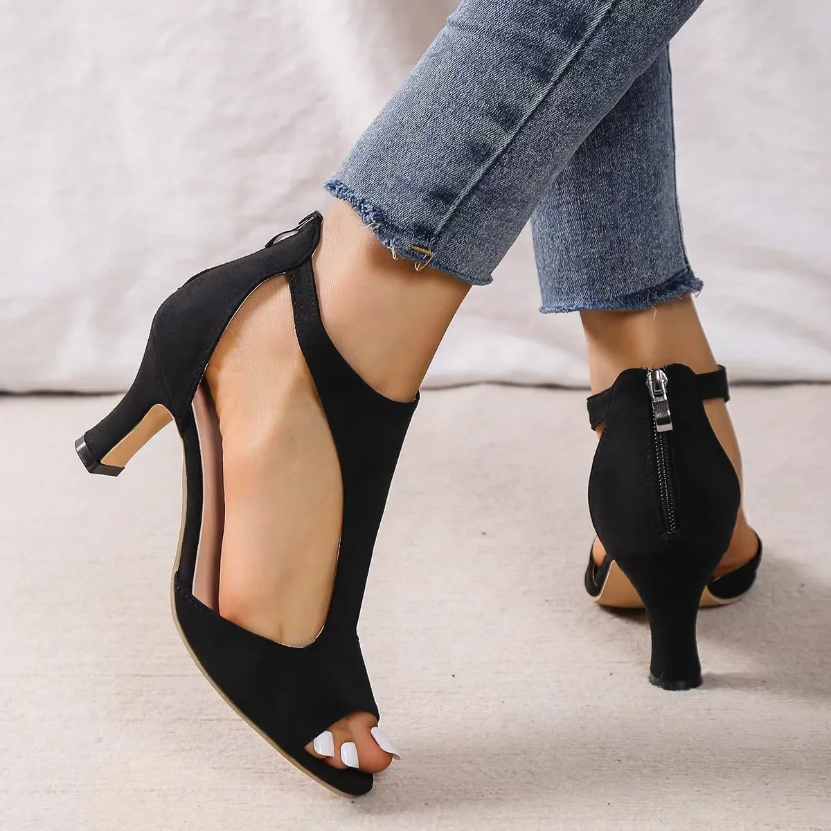 LENA™ | Sandalette mit Absatz
