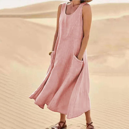 SERENA | Lange Kleid mit Taschen