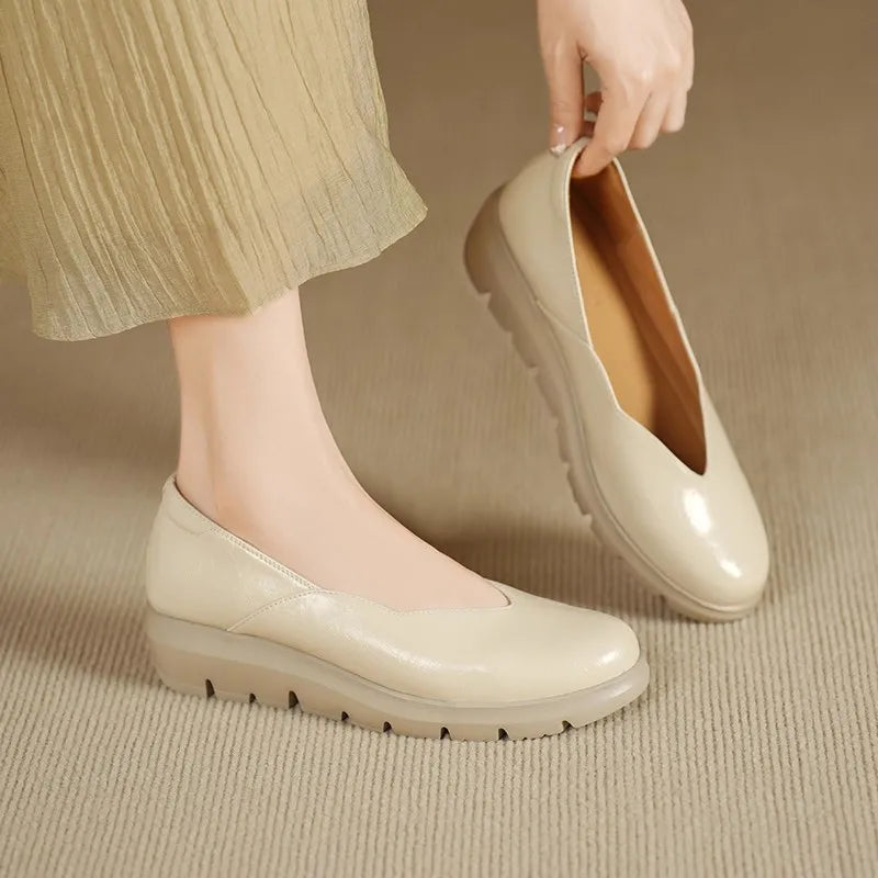 SILIA - Leder-Ballerinas