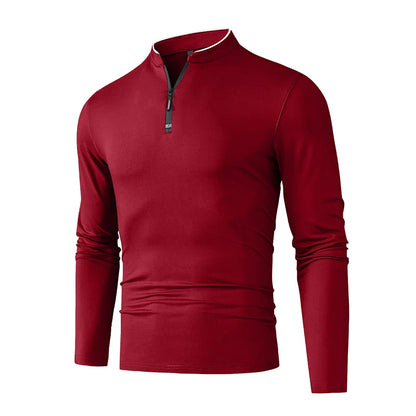 JOHANNES - Half-Zip-Poloshirt