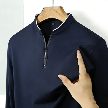 JOHANNES - Half-Zip-Poloshirt