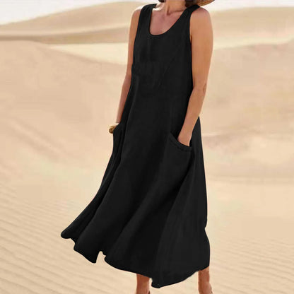 SERENA | Lange Kleid mit Taschen
