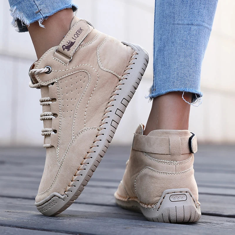 SLIMSTEP - Damen Leder Barfußschuhe