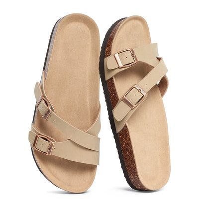 ASTRID - Sommer Sandalen mit Korksohle