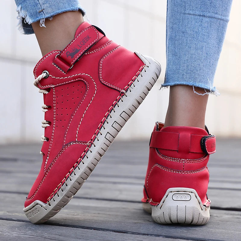 SLIMSTEP - Damen Leder Barfußschuhe