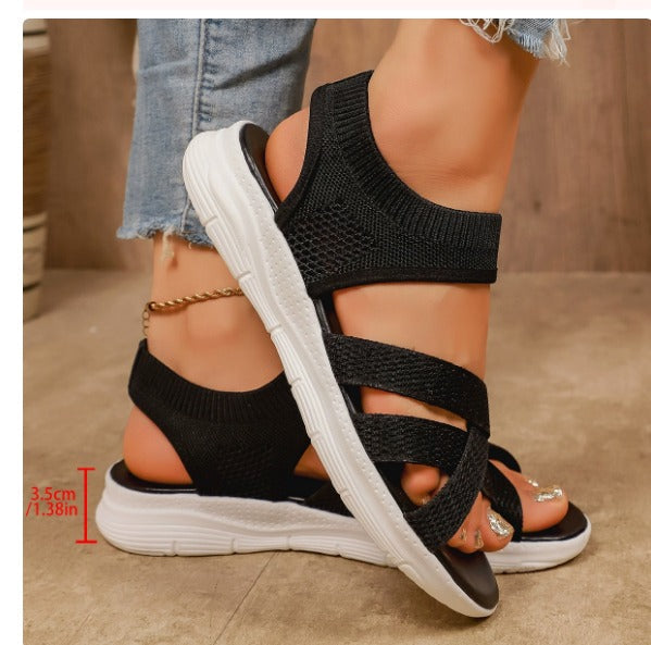 YARA - Ultra Flex Strick Sandalen