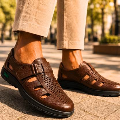 MICHA - Leder Sandalen