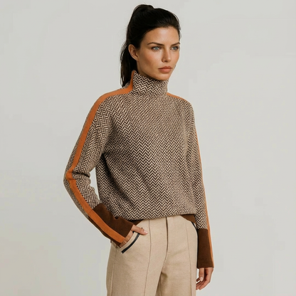 MARTHA | Pullover mit hohem Kragen