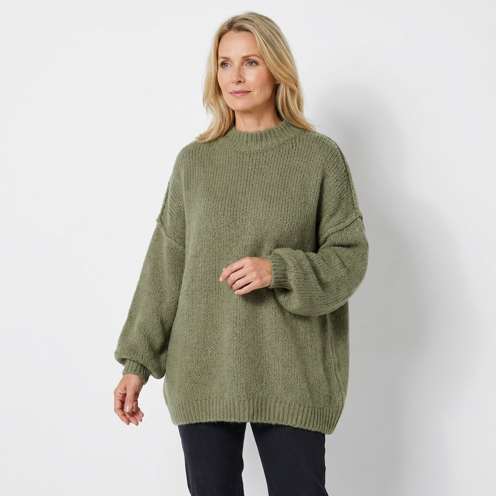 ALTHEA™ – Oversize-Pullover mit Stehkragen