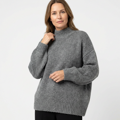 ALTHEA™ – Oversize-Pullover mit Stehkragen