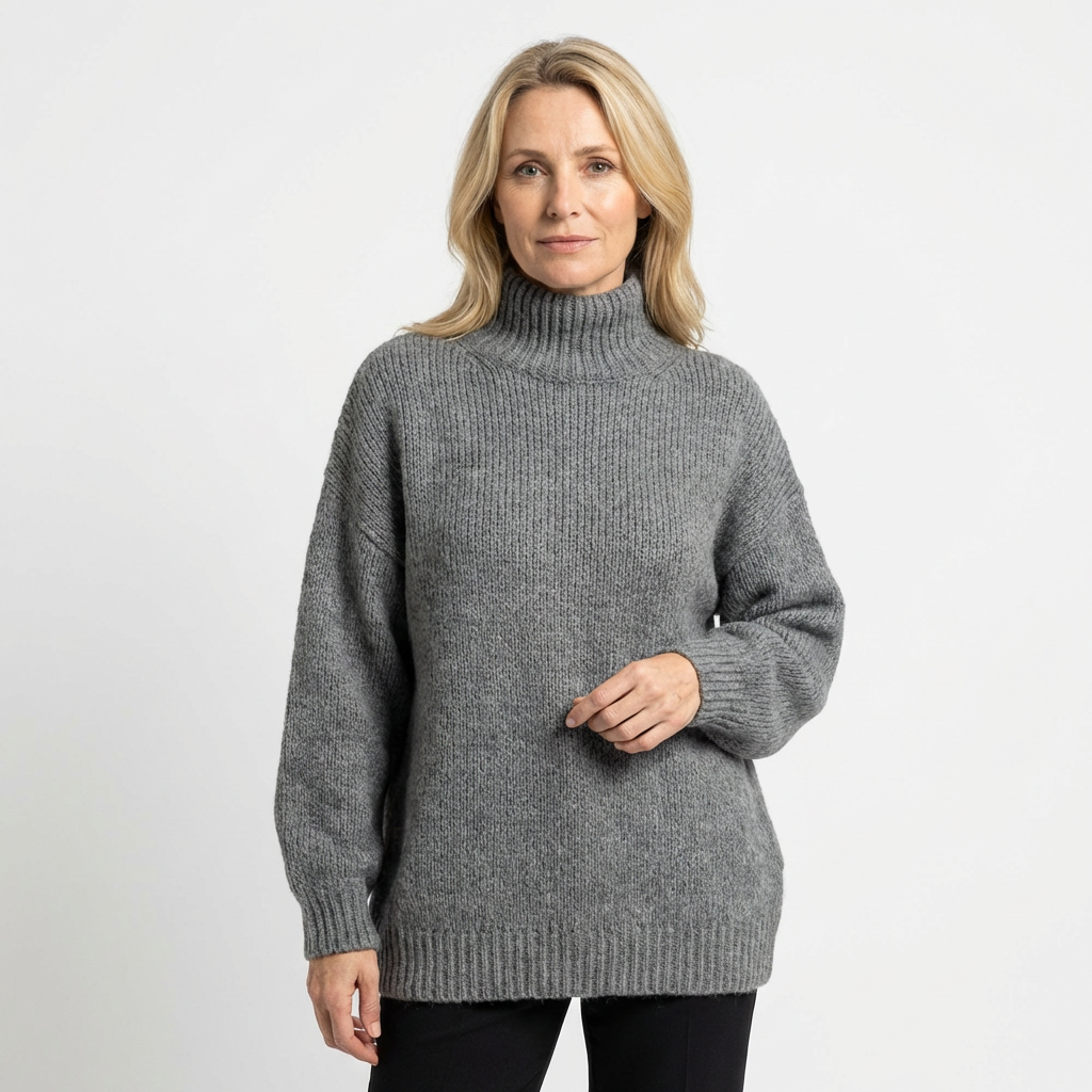 ALTHEA™ – Oversize-Pullover mit Stehkragen