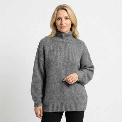 ALTHEA™ – Oversize-Pullover mit Stehkragen