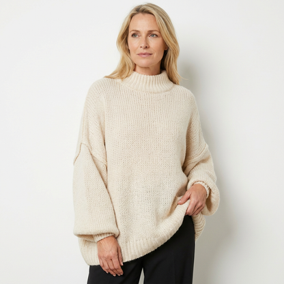 ALTHEA™ – Oversize-Pullover mit Stehkragen