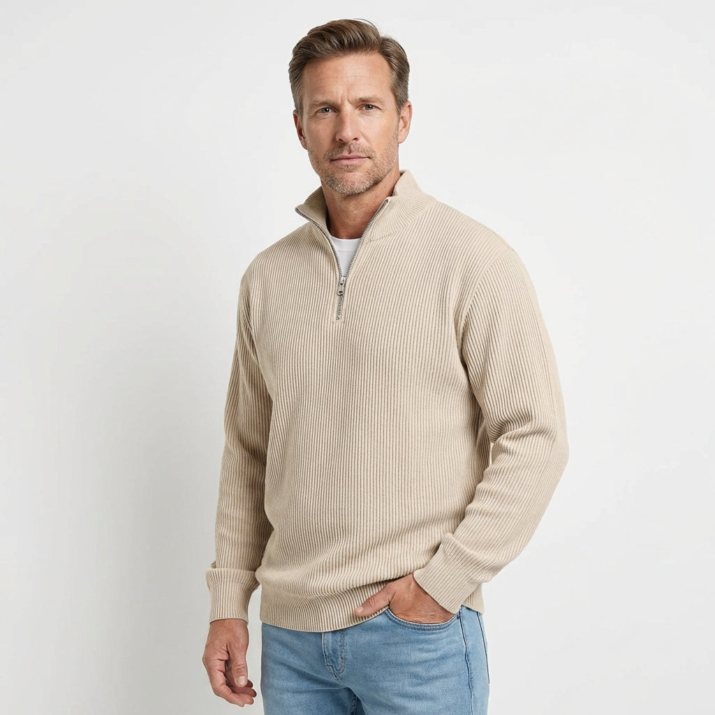 CALIX™ – Herrenpullover mit Halbzip
