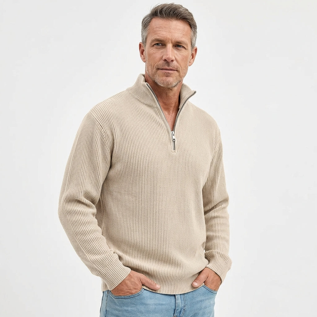 CALIX™ – Herrenpullover mit Halbzip