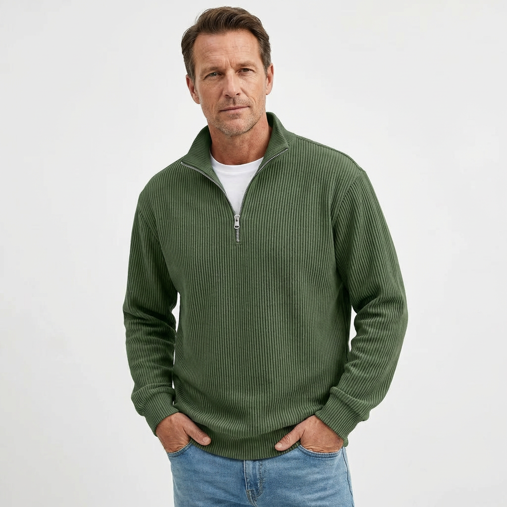 CALIX™ – Herrenpullover mit Halbzip