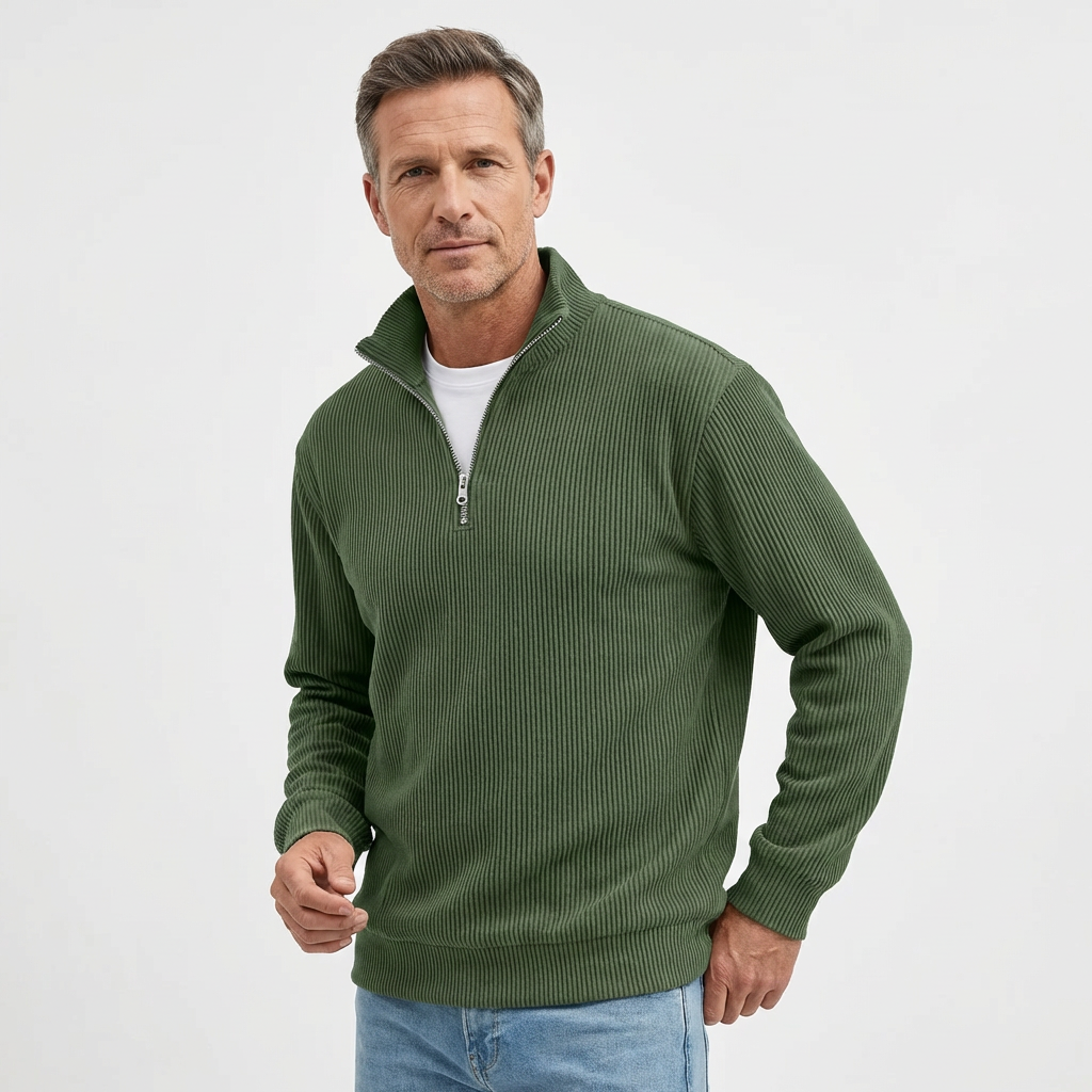 CALIX™ – Herrenpullover mit Halbzip