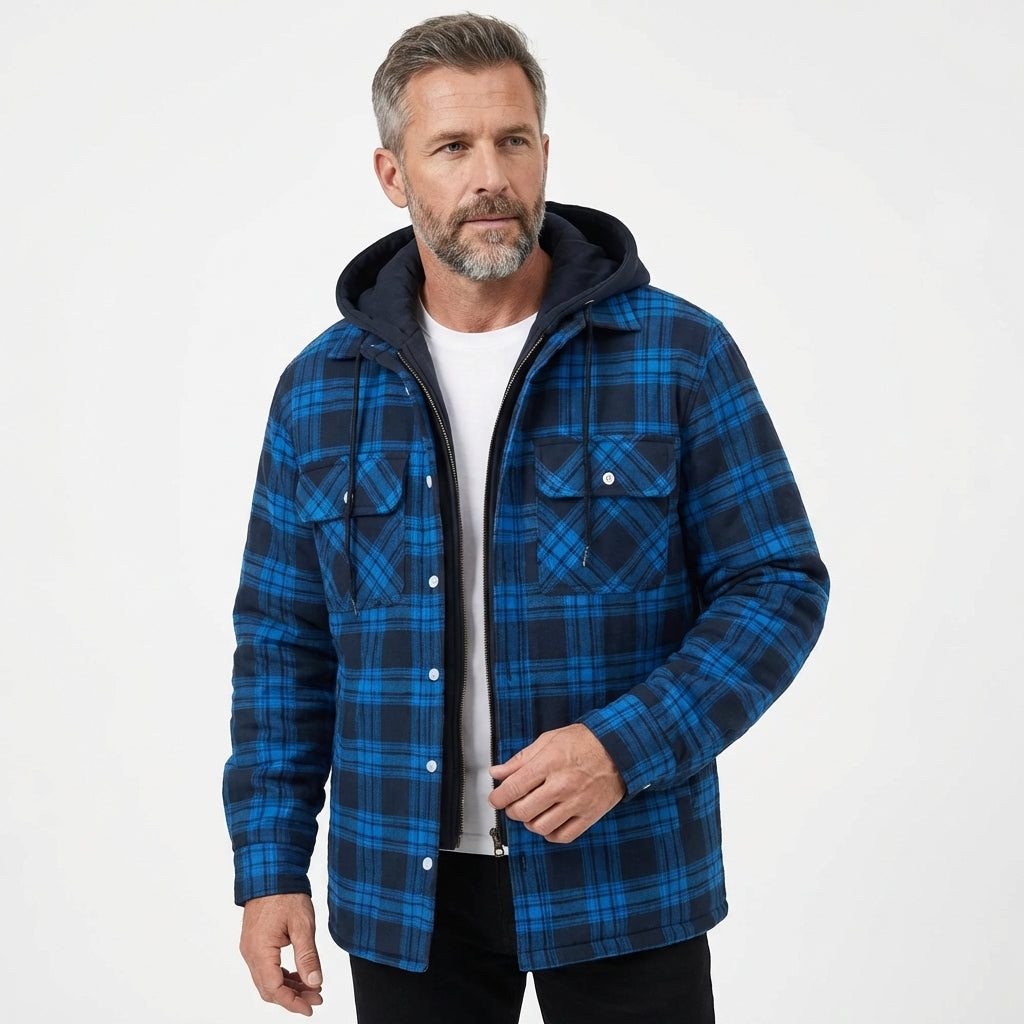 NORDEN™ – Karierte Winterjacke mit Kapuze