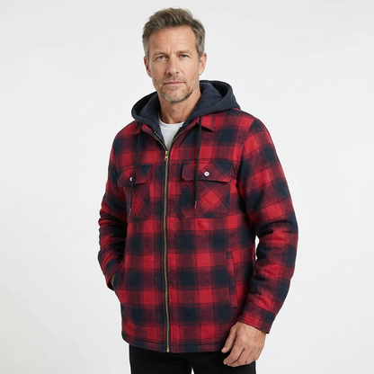 NORDEN™ – Karierte Winterjacke mit Kapuze