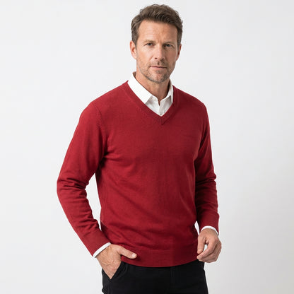 CLARENCE™ – Kaschmirpullover mit V-Ausschnitt