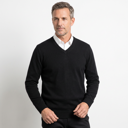 CLARENCE™ – Kaschmirpullover mit V-Ausschnitt