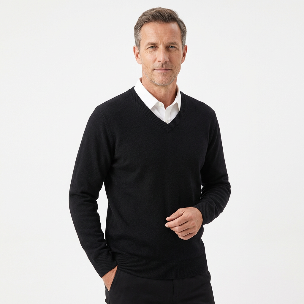 CLARENCE™ – Kaschmirpullover mit V-Ausschnitt