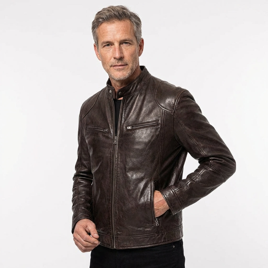 VALENZO™ – Premium-Lederjacke mit markantem Charakter