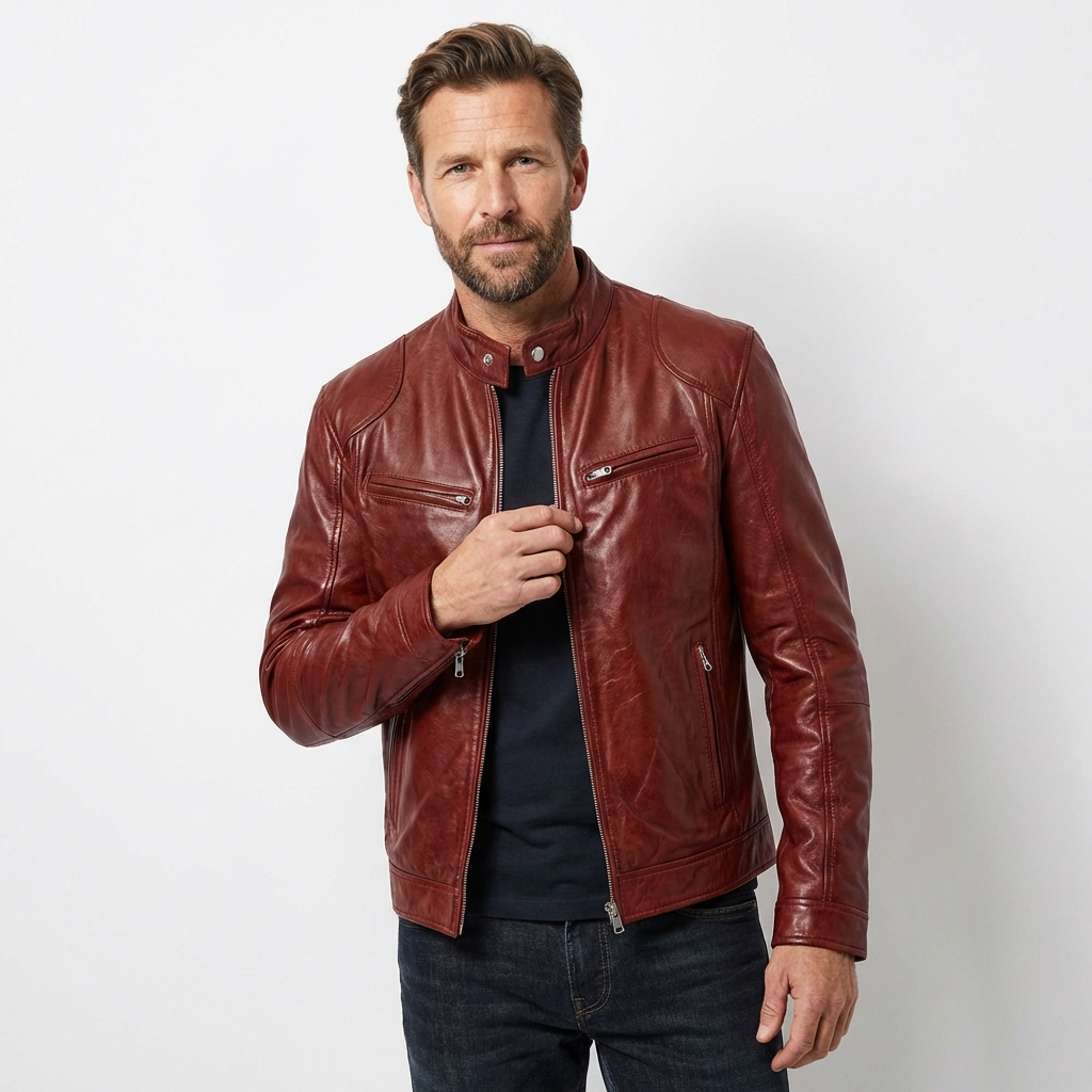 VALENZO™ – Premium-Lederjacke mit markantem Charakter