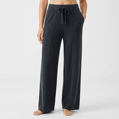 ELARA™ - Gerade geschnittene Hose aus Merinowollstrick