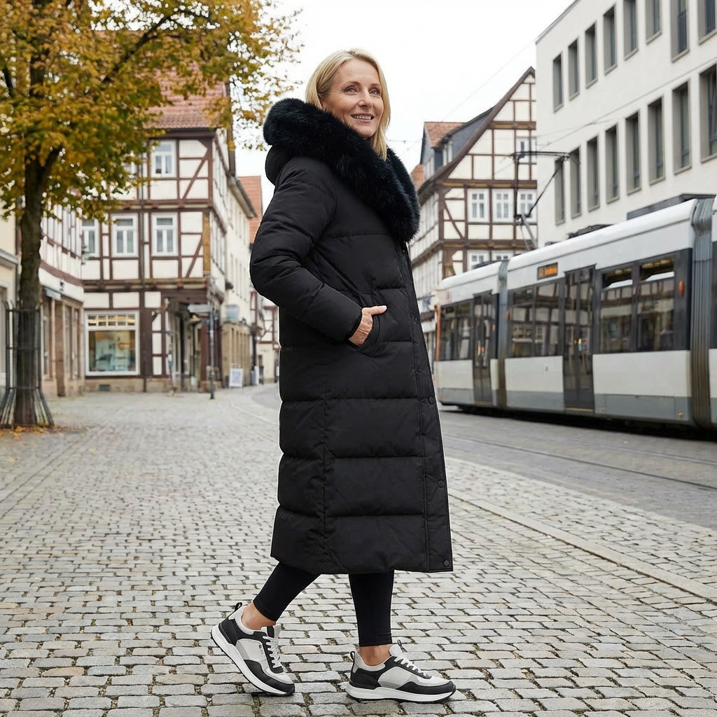 INGE – Elegante Jacke mit gefütterter Kapuze