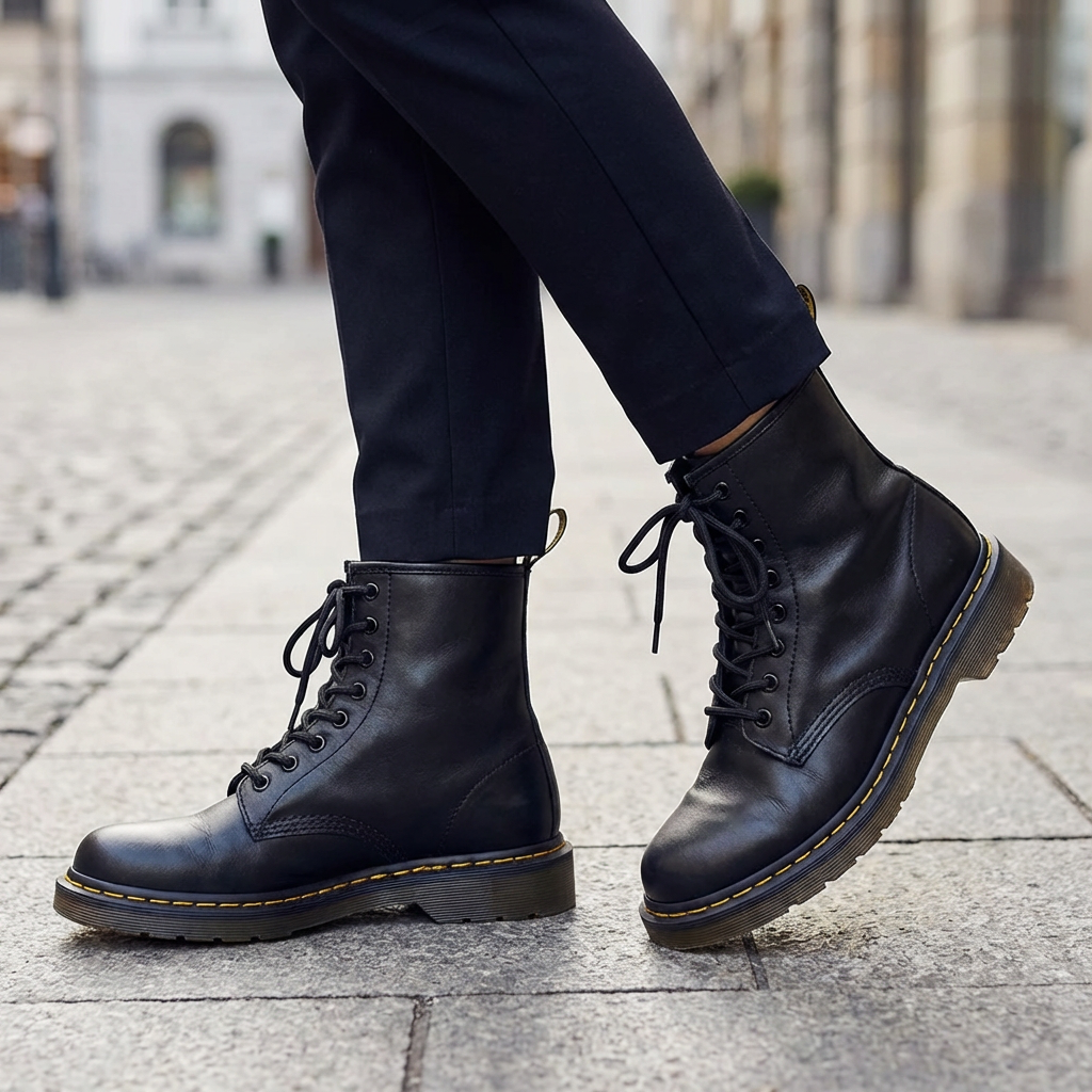 ELTON - Urban-Lederstiefel