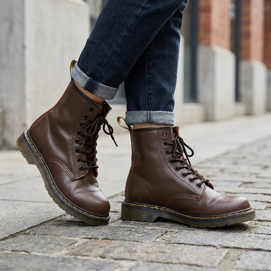 ELTON - Urban-Lederstiefel