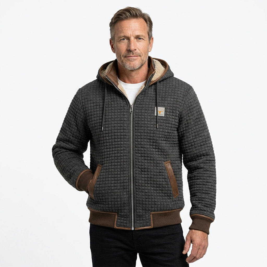 HELSINKI - Fleecegefütterte Bomberhoodie