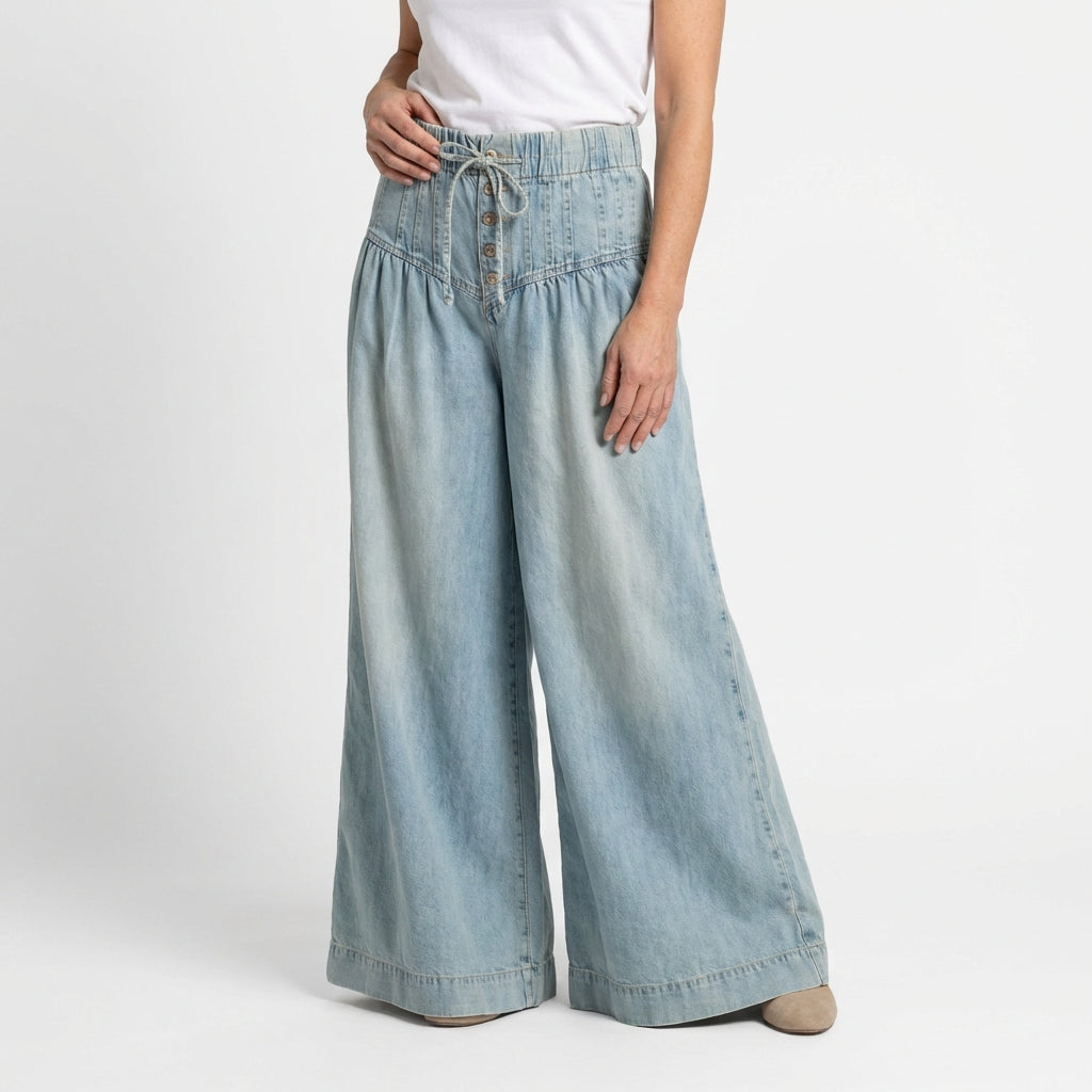LINA - Weite Beinform Jeans