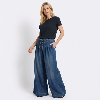 LINA - Weite Beinform Jeans