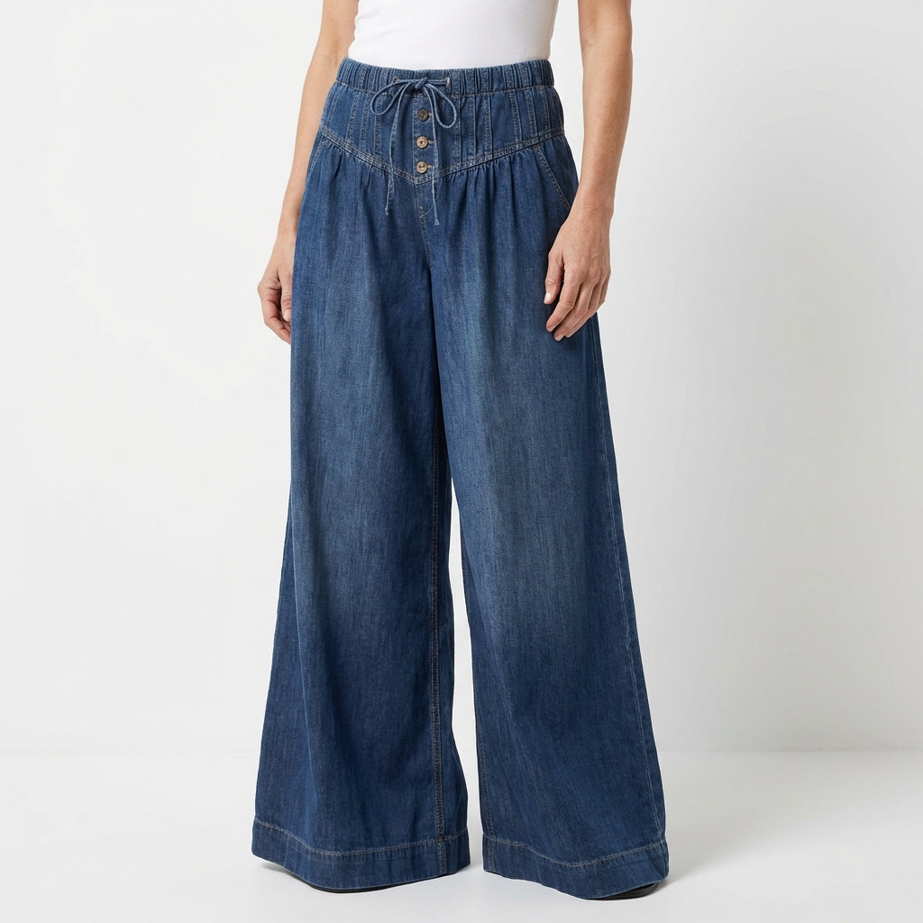 LINA - Weite Beinform Jeans