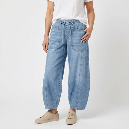 VENEDIG - Damen Relaxed Fit Denim-Hose