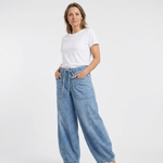 VENEDIG - Damen Relaxed Fit Denim-Hose