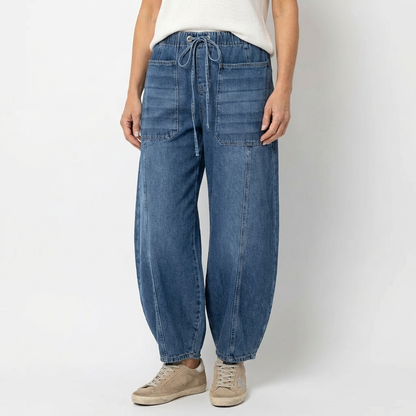 VENEDIG - Damen Relaxed Fit Denim-Hose