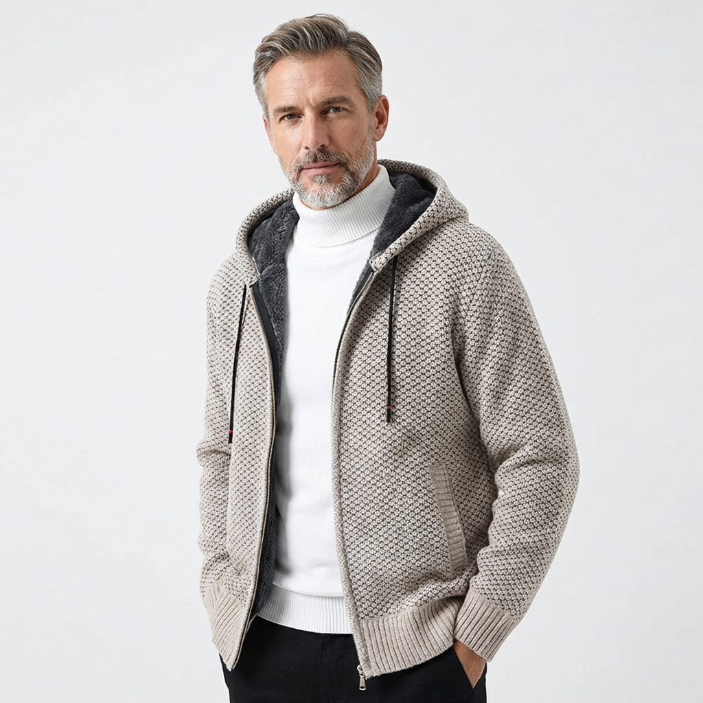 OSLO - Strick Hoodie