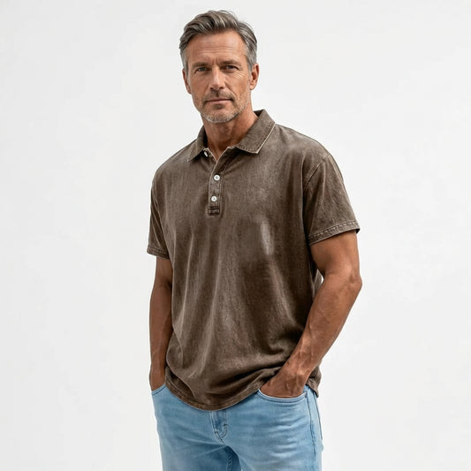 JOHAN - Polohemd Kurzarm