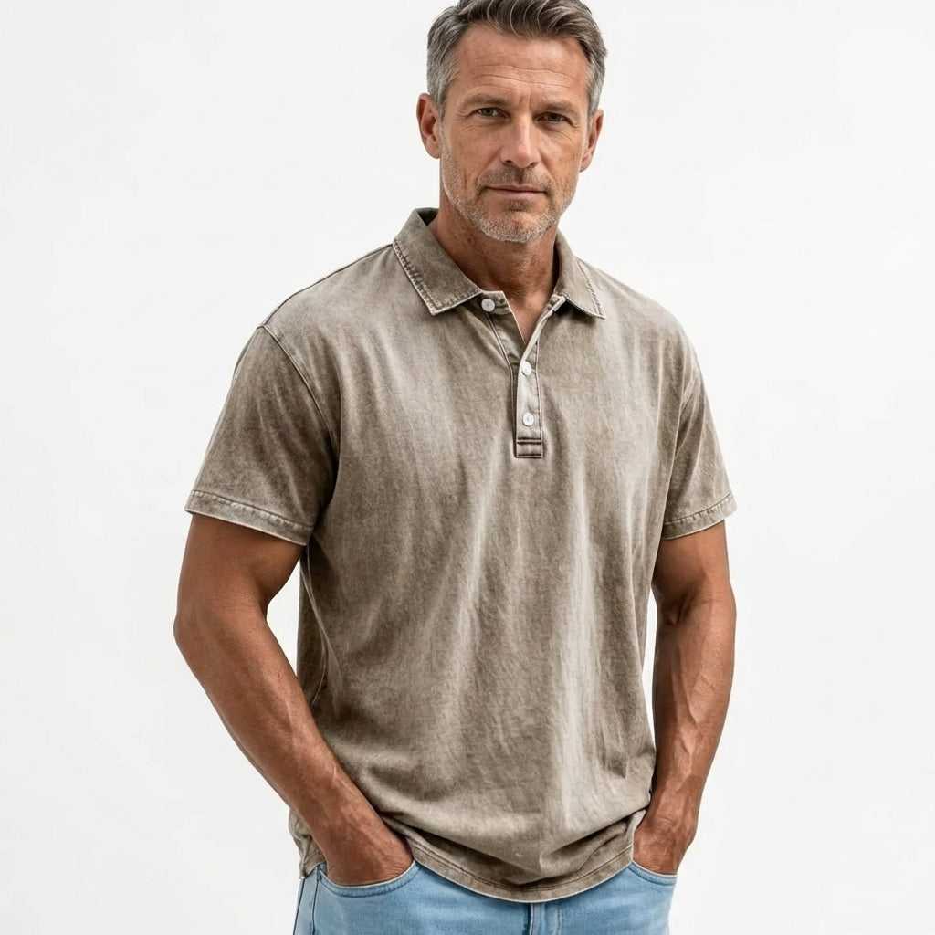 JOHAN - Polohemd Kurzarm