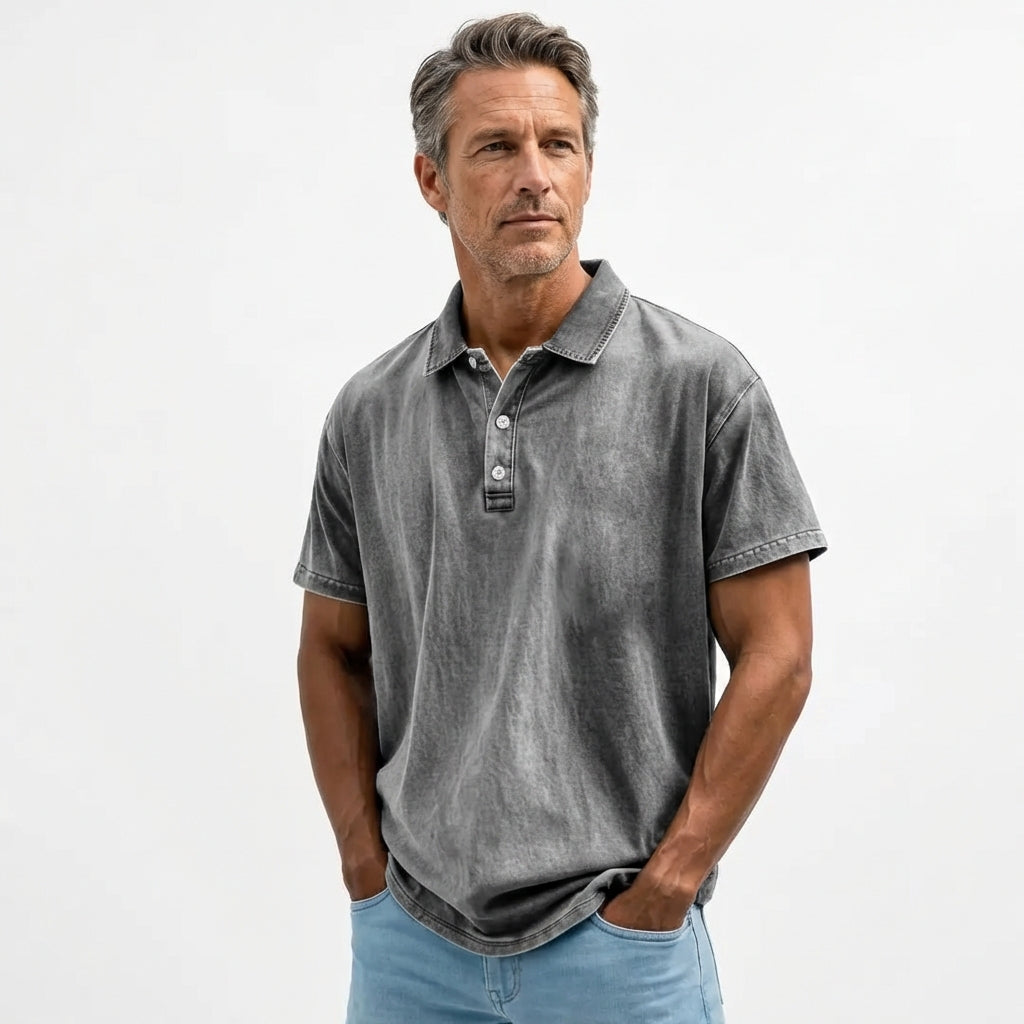 JOHAN - Polohemd Kurzarm