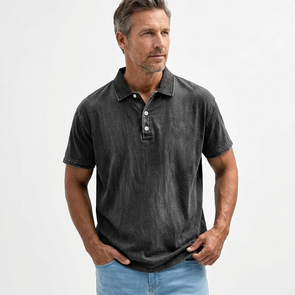 JOHAN - Polohemd Kurzarm