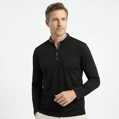 JOHANNES - Half-Zip-Poloshirt