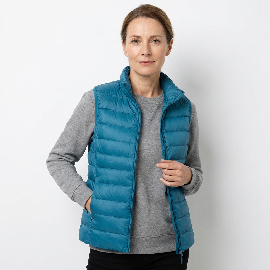 ELLY - Entendaunenjacke Damen Weste
