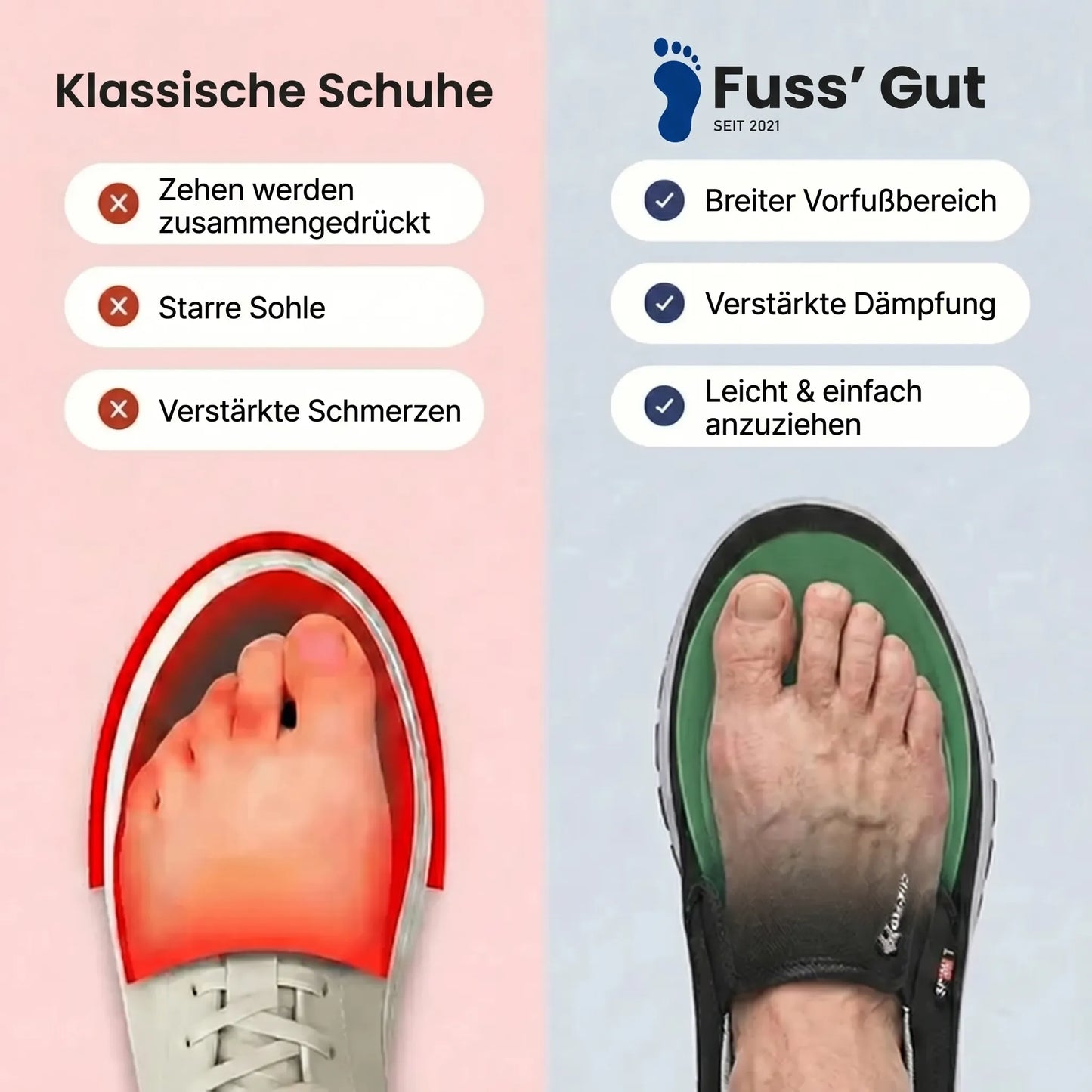MICHA - Gehschuhe mit orthopädischem Komfort