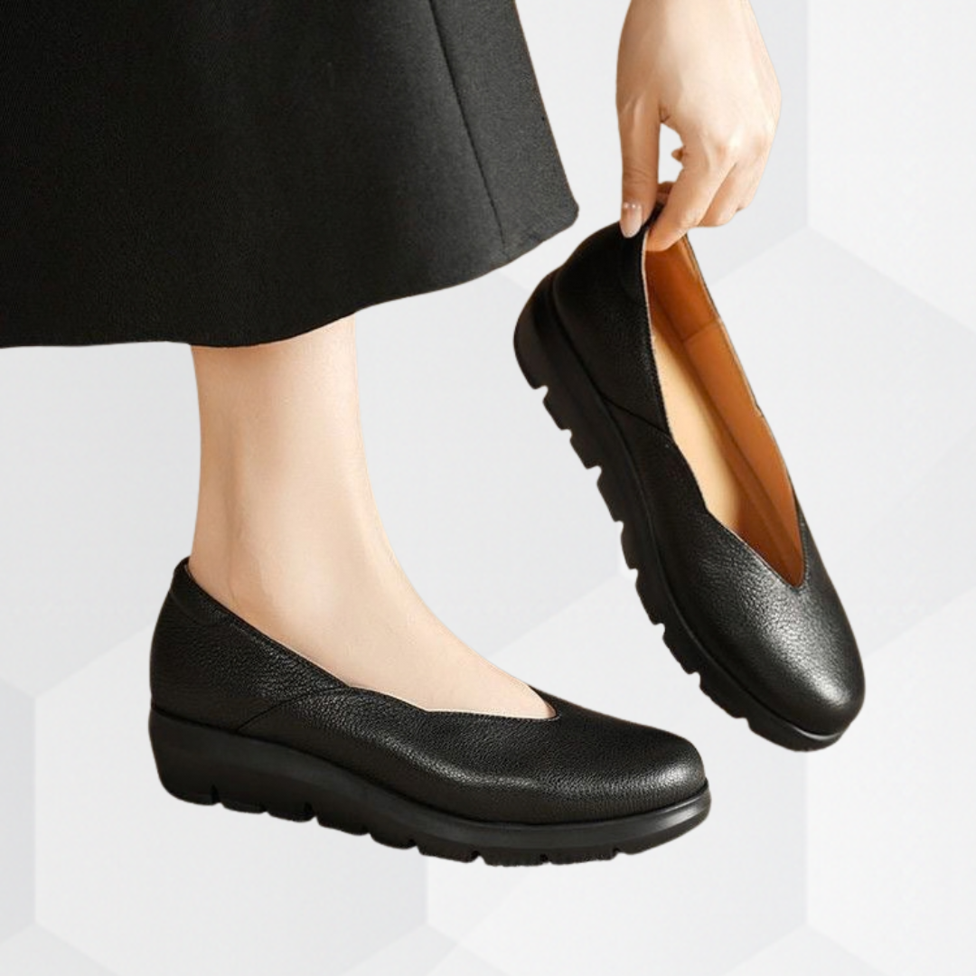 SILIA - Leder-Ballerinas